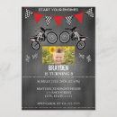 Recherche de vélo de saleté invitations Enfants