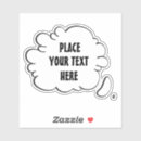 Recherche de bulle de pensée autocollants Bande dessinée