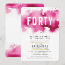 Recherche de stylish anniversaire invitations Moderne