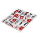 Recherche de noir rouge carreaux Floral