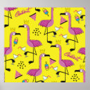 Zoek naar flamingo patroon posters Zomer