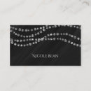 Recherche de strass cartes visite Argent