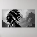 Zoek naar indiaanse posters Zwart wit