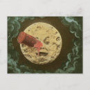 Recherche de lune vintage cartes postales Film