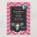 Recherche de pom pom girl invitations Parti