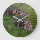 Recherche de hippopotame horloges Animal