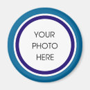 Recherche de cadre rond magnets Bleu