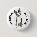 Recherche de chien de terrier badges Illustration