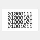 Recherche de code binaire autocollants Science