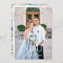 Recherche de floral botanique mariage remerciements cartes Simple