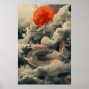 Recherche de dragon rouge posters Oriental