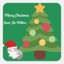 Recherche de cute kitten autocollants Joyeux noël