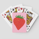 Zoek naar aardbeien speelkaarten Fruit