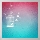 Recherche de cage oiseaux posters Vintage