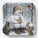 Recherche de bonhommes de neige assiettes Pour tous