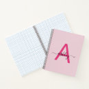 Zoek naar pink notitieboeken Monogrammen