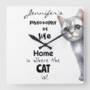 Recherche de humour de chat horloges Chaton