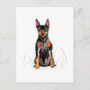 Recherche de pinscher miniature cartes postales Chien