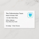 Recherche de orthodontiste cartes visite Moderne