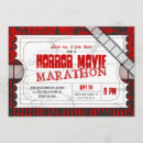 Recherche de horror invitations Film