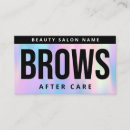Recherche de sourcils cartes visite Artiste de sourcils