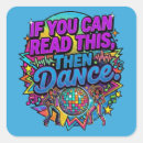Recherche de danse disco autocollants Coloré