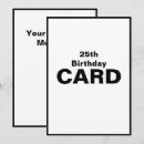 Recherche de vingt cinq vœux cartes 25e