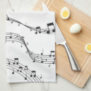 Zoek naar muzieknoten keuken handdoeken Muzikaal