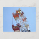 Recherche de roues de ferris cartes postales Coloré