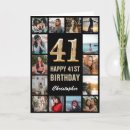 Recherche de 41 anniversaire cartes Y firthday