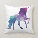 Recherche de licorne pourpre coussins Fille