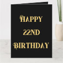 Recherche de 22 anniversaire cartes Vingt deux ans