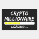 Recherche de millionnaire autocollants Crypto