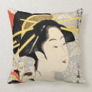 Recherche de japonais geisha coussins Cru