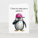 Recherche de manchot vœux cartes Pingouin
