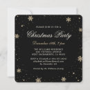 Recherche de noir et or noël invitations Fête d'entreprise
