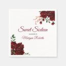 Recherche de roses romantiques serviettes Bordeaux
