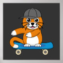 Zoek naar oranje katten posters Kawaii