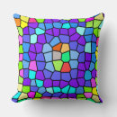 Recherche de mosaïque abstraite coussins Motif abstrait