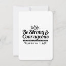 Recherche de joshua 1 9 vœux cartes Être fort et courageux