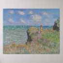 Recherche de pourville posters Monet