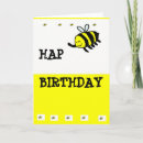 Recherche de abeille heureuse vœux cartes Pour enfants