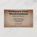 Zoek naar meubelmakers visitekaartjes Houtbewerker