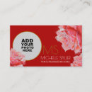 Recherche de rose rouge romantique cartes visite Fleuriste
