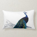 Recherche de paon bleu coussins Oiseau