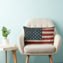 Recherche de drapeau américain grunge coussins Rouge blanc et bleu