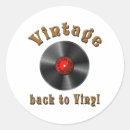Recherche de disque vinyle autocollants Vintage