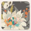 Recherche de fleurs tropicales dessous de verres Botanique