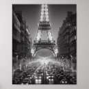 Recherche de tour eiffel noir et blanc posters Voyage