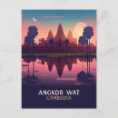 Recherche de le cambodge cartes postales vintage